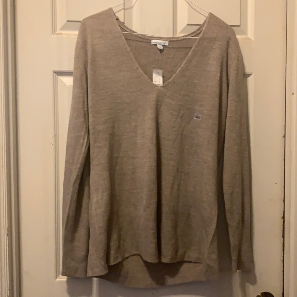 NY&C. Tan/Brown Long sleeve. Size XXL.